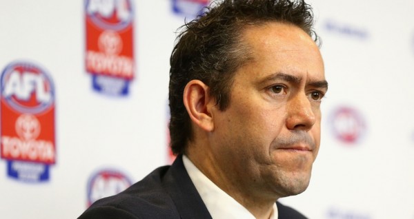 AFL's Football Operations Manager, Simon Lethlean. Simon Lethlean jumper punches